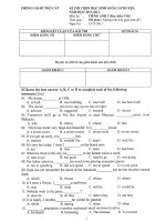 Đề thi HSG 9 Tiếng Anh (11-12)