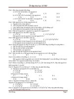 ôn tập hóa 10 hkI