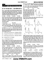 Đề thi thử cao đẳng và đại học môn vật lý báo tuổi trẻ 3