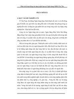 phân tích hoạt động tín dụng ngắn hạn tại ngân hàng phát triển nhà đồng bằng sông cửu long, chi nhánh cần thơ