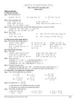 Đề cương ôn tập HKI Toán 8 (2011-2012)