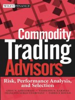 commodity trading advisors - risk, performance analysis, and selection