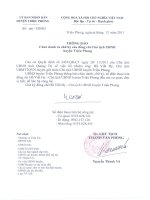 THÔNG BÁO CHỨC DANH-CHỮ KÝ