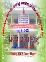 bài 17 lịch sử 8