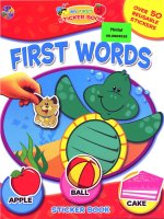 first words my first sticker book