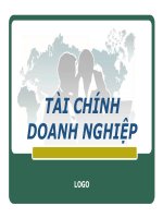 bài giảng tài chính tiền tệ chương 2 tài chính doanh nghiệp - đh hoa sen