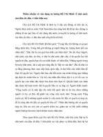 Thấm nhuần và vận dụng tư tưởng hồ chí minh về nhà nước của dân