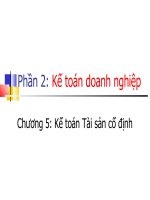 kế toán danh nghiệp-kế toán tài sản cố định