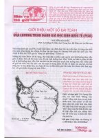 Giới thiệu đề thi PISA (đánh giá học sinh QT)