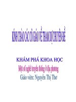 MOT SO NGHE TRUYEN THONG O DIA PHUONG