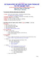 Sử dụng MTCT đề giải tốt kì thi TN THPT