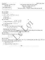 ĐỀ THI VÀ ĐÁP ÁN HSG TOÁN 9 TỈNH QUẢNG TRỊ 2010-2011
