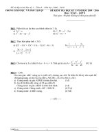 Đề thi học kỳ I - 09-10 Quận 9