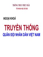 Ngoại khóa truyền thống Quân đội nhân dân Việt Nam