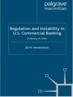 hendrickson - regulation and instability in u.s. commercial banking; a history of crises (2011)