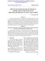 Thiết kế mẫu đề kiểm tra học kì I môn Địa lí cho học sinh cấp Trung học Cơ sở theo hướng kết hợp giữa tự luận và trắc nghiệm