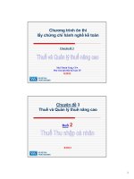 Chương trình ôn thi lấy chứng chỉ hành nghề kế toán