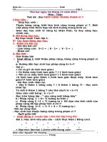 TOAN, TV LOP 1 TUAN13