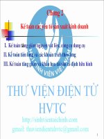 Slide kế toán các yếu tố sản xuất kinh doanh