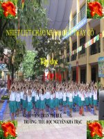 buôn chư lênh đón cô giáo