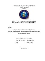 giải pháp nâng cao chất lượng hoạt động tín dụng ngắn hạn tại chi nhánh ngân hàng đầu tư và phát triển yên bái - ngân hàng đầu tư và phát triển việt nam