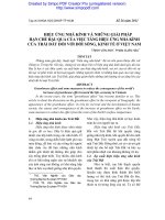 Hiệu ứng nhà kính và những giải pháp hạn chế hậu quả của việc tăng hiệu ứng nhà kính của trái đất