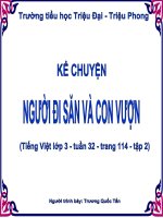 KC3: NGƯỜI ĐI SĂN VÀ CON VƯỢN
