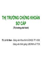 Thi trường chứng khoán sơ cấp