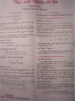 Đề thi thử ĐH Toán số 3_Tạp chí Toán học - Tuổi trẻ