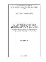 Tập huấn hệ thống qua mang