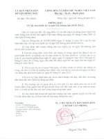 Thông báo Nghỉ tết Dương lịch 2012