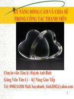 KY NANG DONG CAM VA CHIA SE VOI THANH  NIEN