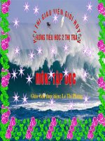 Bai tap doc: Cua Song