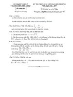 Đề thi GVG THPT DC3-2011