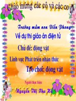 phát triển nhận thức cho trẻ