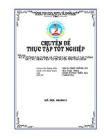 hoạt động tài chính và công tác quản lý tài chính tại các bệnh viện tuyến huyện tỉnh thái bình