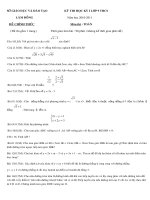 Đề thi HKI nam 2010-2011cua SGD LD