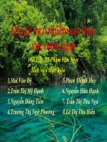 Ô nhiễm nước ngọt_Thanh Huy_ĐHSP