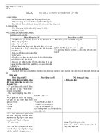 Bài 12 tiết 17: Chia đa thức một biến đã sắp xếp