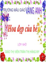 khám phá khoa học các loài hoa