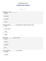 Ôn Tập Lớp 10-Gerund or Infinitive 2