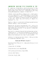 100 bài thơ hay nhất thế kỷ XX