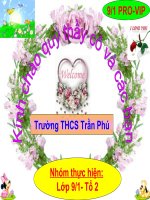 THỰC HÀNH QUAN SÁT THƯỜNG BIẾN