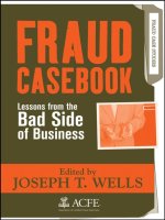 wells (ed.) - fraud casebook; lessons from the bad side of business (2007)