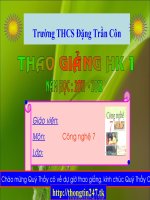 BÀI 13. PHÒNG TRỪ SÂU, BỆNH HẠI