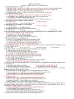 Trắc Nghiệm Sinh 12 Phần 6