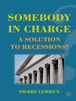 lemieux - somebody in charge; a solution to recessions (2011)