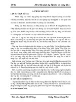 Một số biện pháp dạy TLV miệng lớp 3