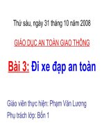 Giáo dục an toàn giao thông