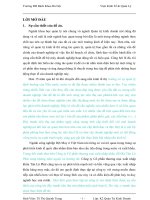 Phân tích tình hình tiêu thụ và đề xuất một số biện pháp nhằm đảy mạnh tiêu thụ sản phẩm ở công ty cổ phần thương mại xuất nhập khẩu tân lộ phát